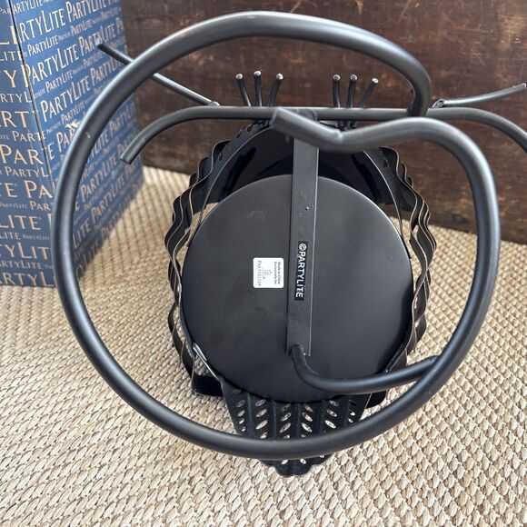 Partylite Artisan Owl Candle Jar Plant Holder Metal Sculpture 11"x 9"x 7" - Picture 7 of 8